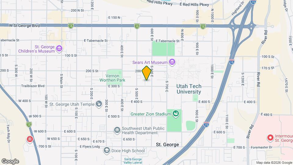 559 E 300 S Map and Location Details