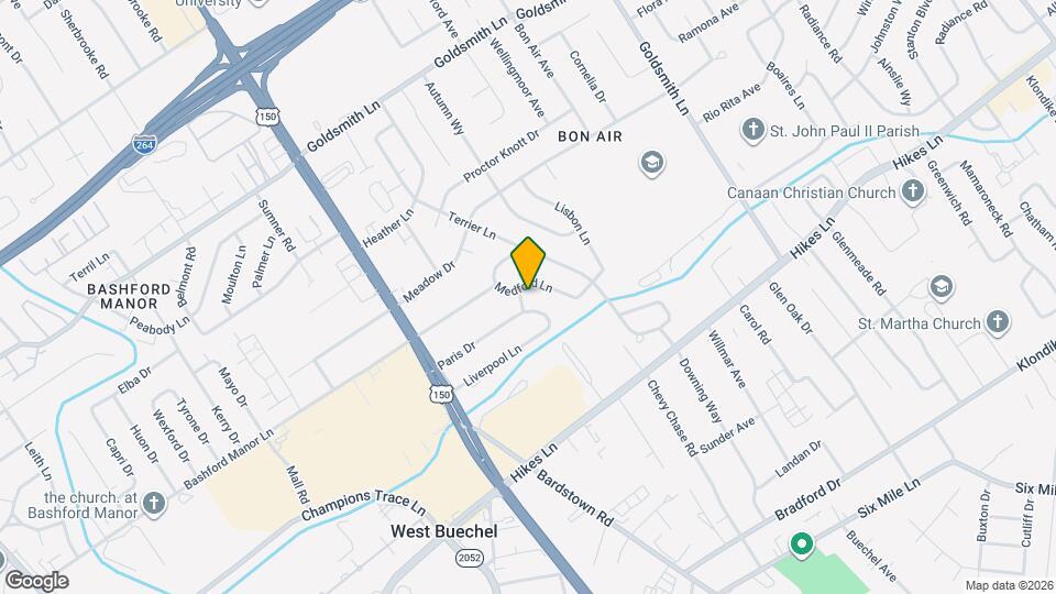 3503 Medford Ct Map and Location Details