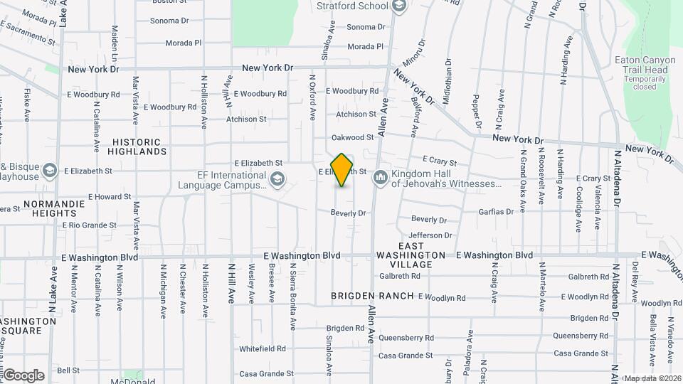 1532 Sinaloa Ave Map and Location Details