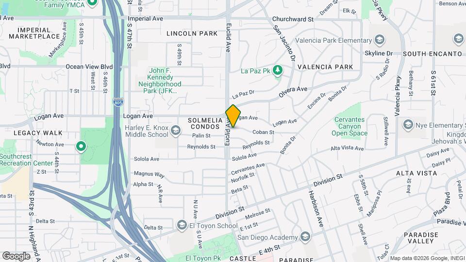 5109 Coban St Map and Location Details