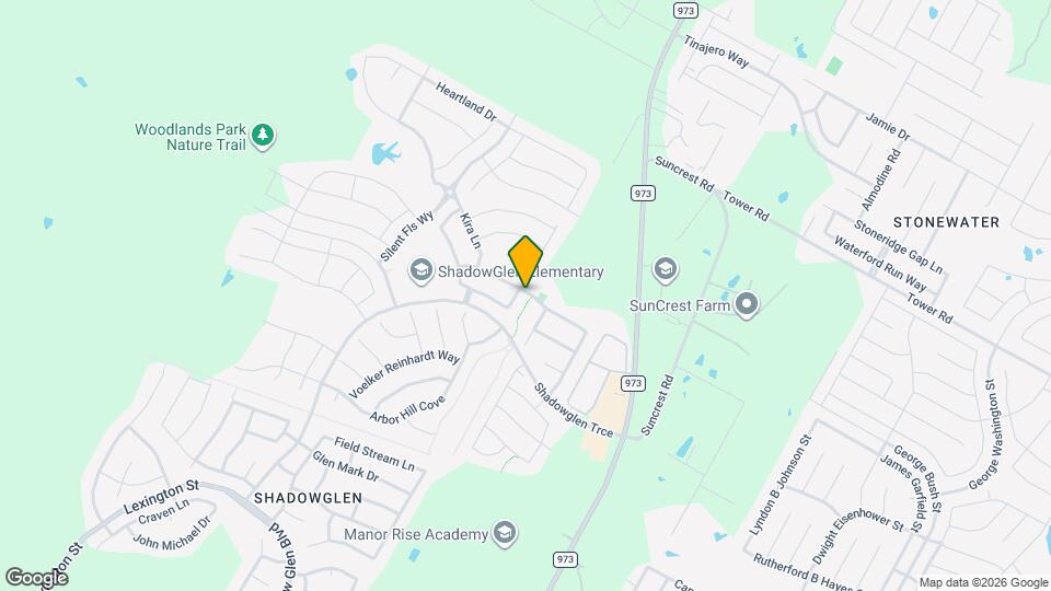 13925 Fallsprings Way Map and Location Details