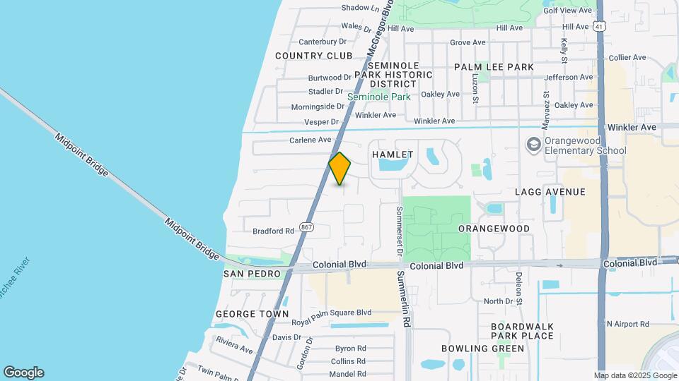 1444 Park Shore Cir Map and Location Details