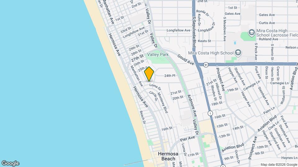 316 24th St Map and Location Details