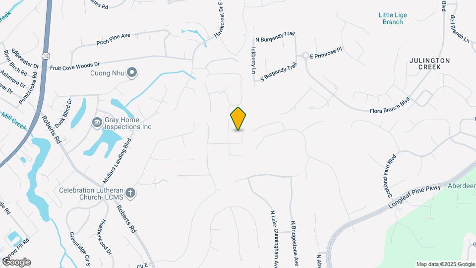 709 Muskogee Ln Map and Location Details