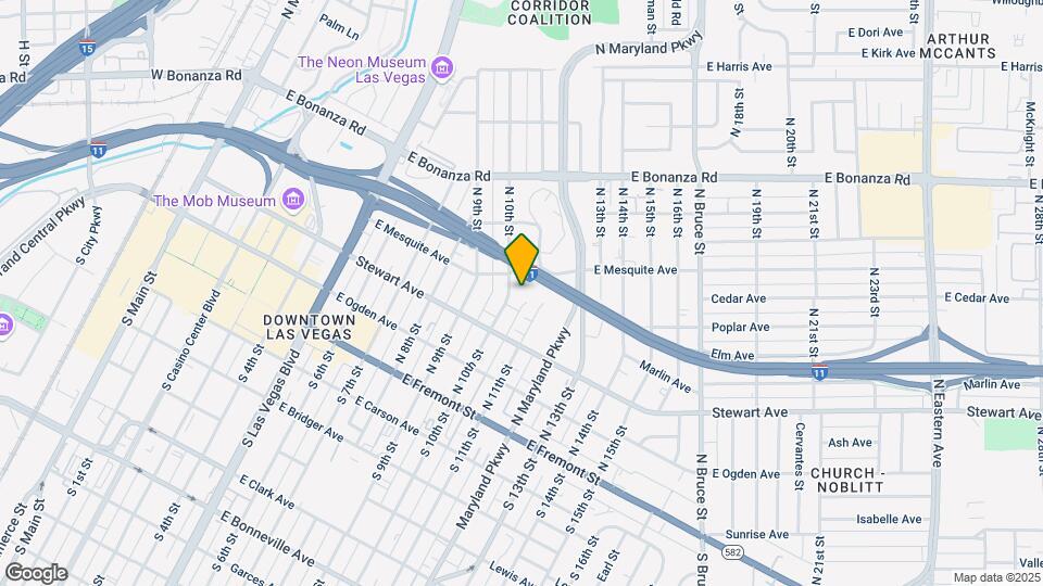 336 N 10th St Map and Location Details