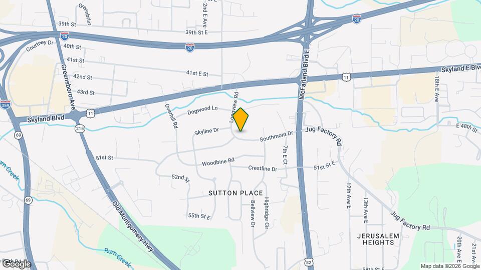 44 Southmont Dr Mapa y Detalles de la Ubicación