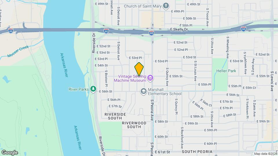 5501 S Newport Ave Map and Location Details