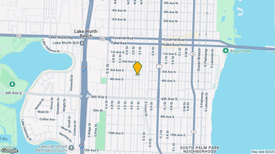 323 S F St Map and Location Details