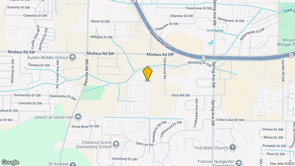 2824 Wimberly Dr SW Map and Location Details