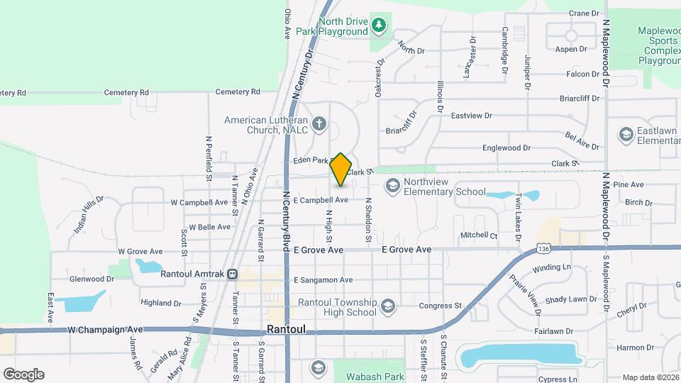 409 E Campbell Ave Map and Location Details