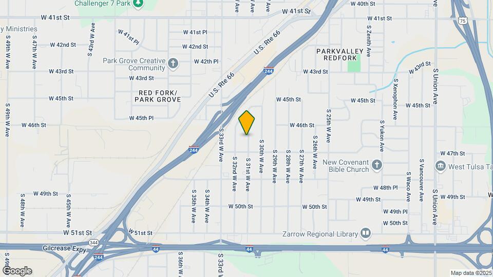 4628 S 31st W Ave Map and Location Details