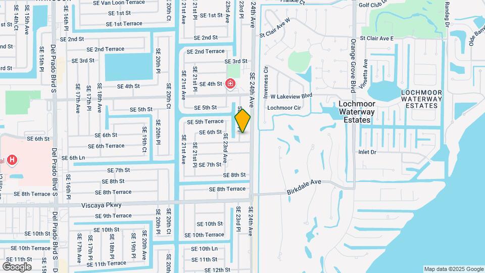 609 SE 23rd Pl Map and Location Details