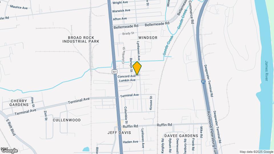 2304 Concord Ave Map and Location Details
