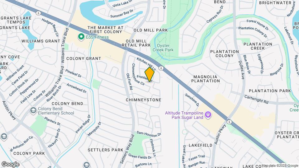2823 Chimneystone Cir Map and Location Details