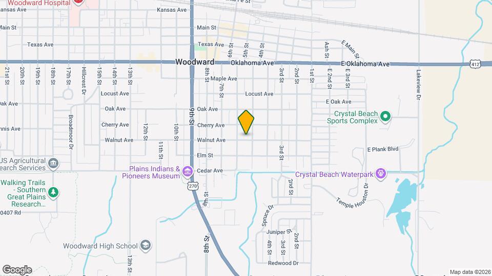 510 Walnut Ave Map and Location Details