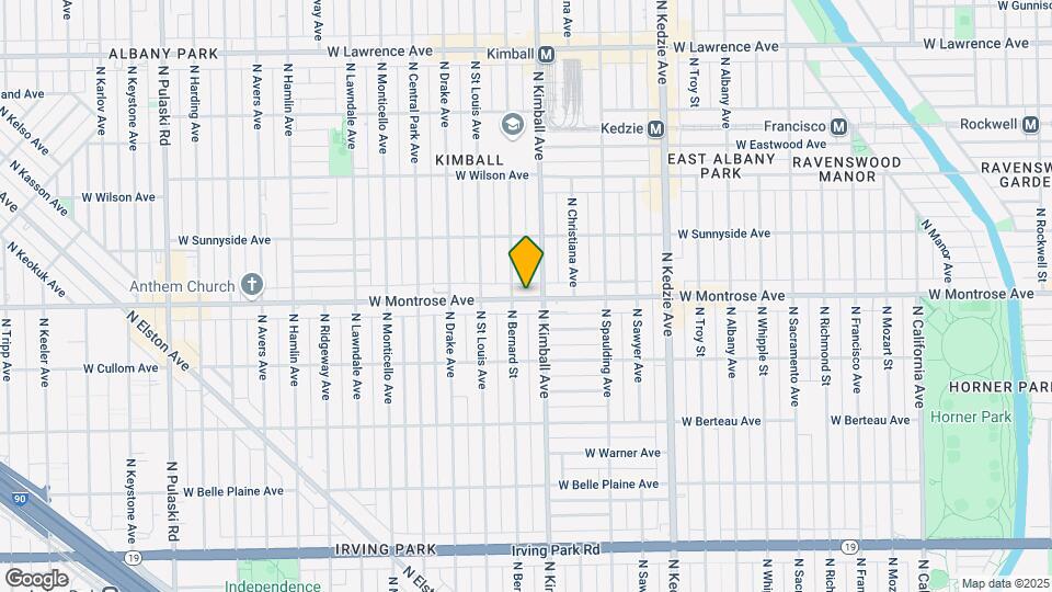 3412 W Montrose Ave Map and Location Details