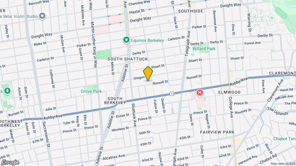 2151 Russell St Map and Location Details