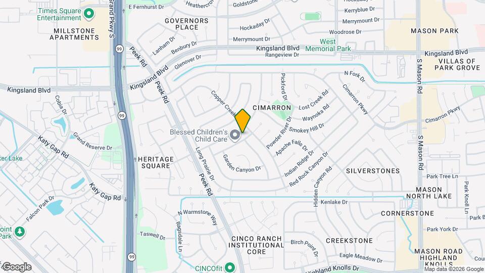 1014 Cheyenne Meadows Dr Map and Location Details