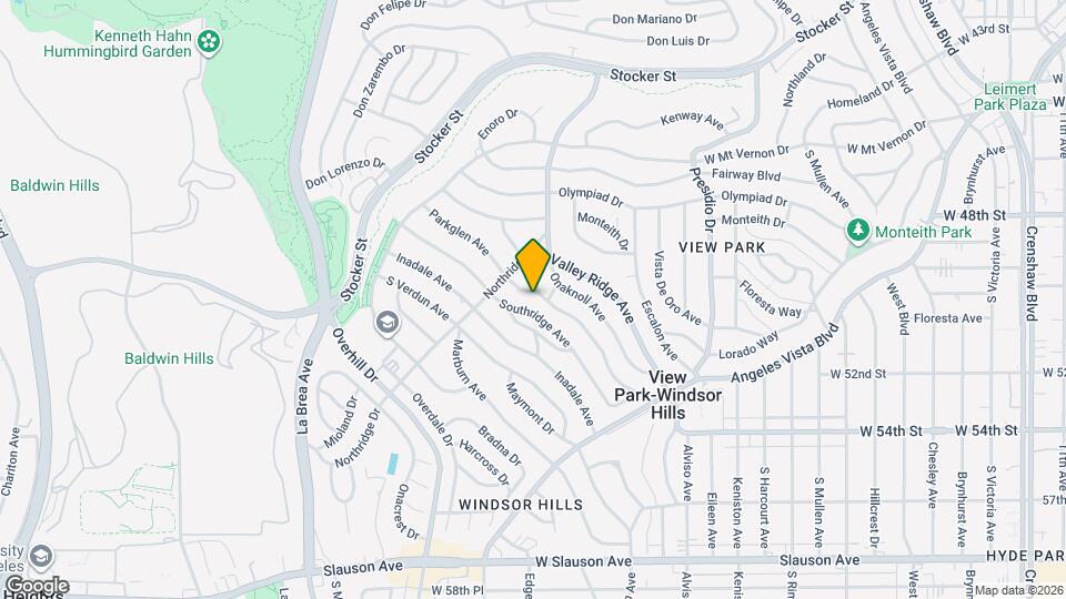 5037 Parkglen Ave Map and Location Details