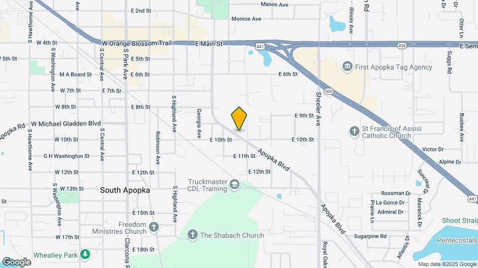 959 S Apopka Blvd Mapa y Detalles de la Ubicación
