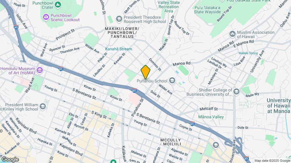 1547 Wilder Ave Mapa y Detalles de la Ubicación