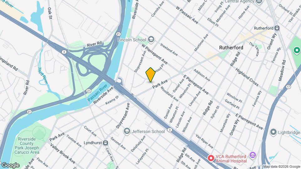 11 W Gouverneur Ave Rutherford NJ Apartments and Nearby Rutherford