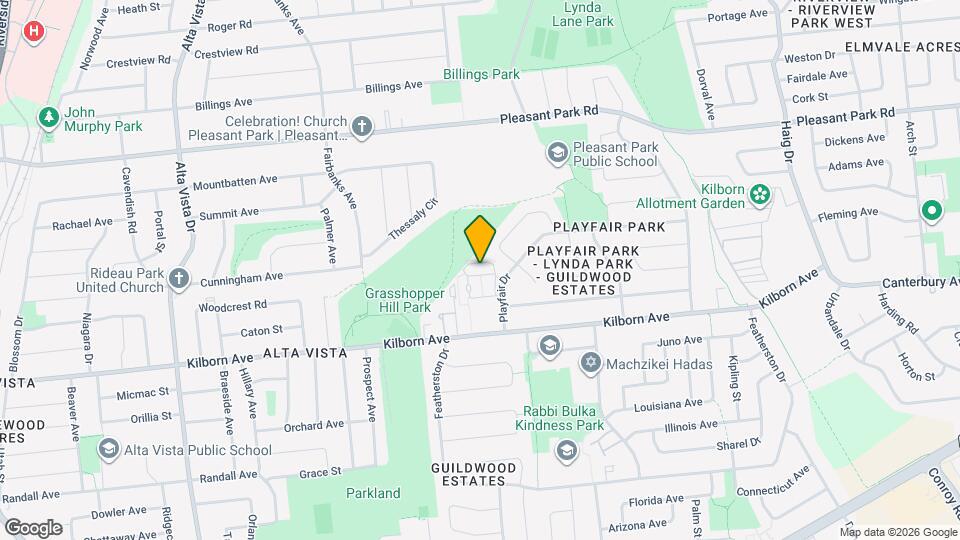 1705 Playfair Dr Map and Location Details