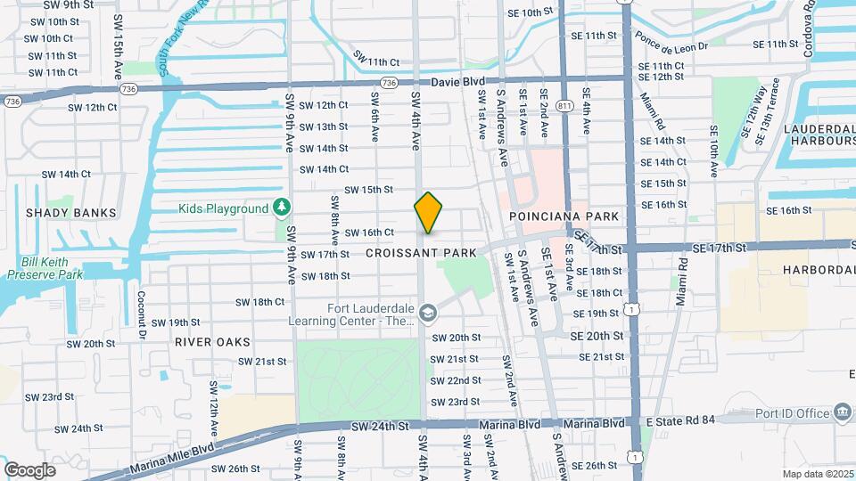 1634 SW 4th Ave Map and Location Details