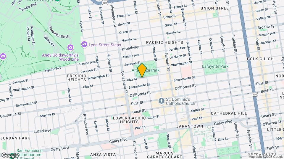 2741 Clay St Mapa y Detalles de la Ubicación