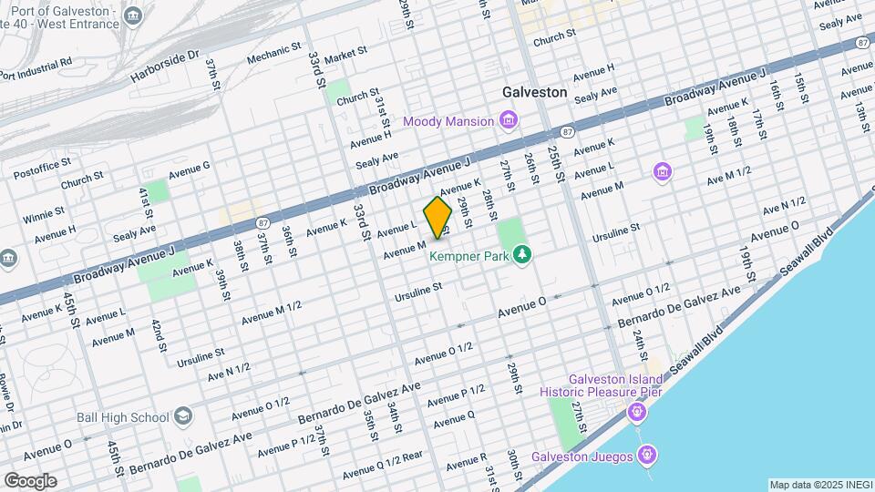 3013 Avenue M Map and Location Details