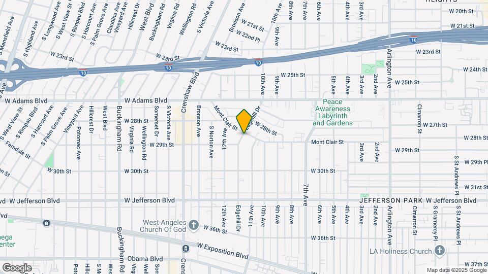 3950 Montclair St Map and Location Details