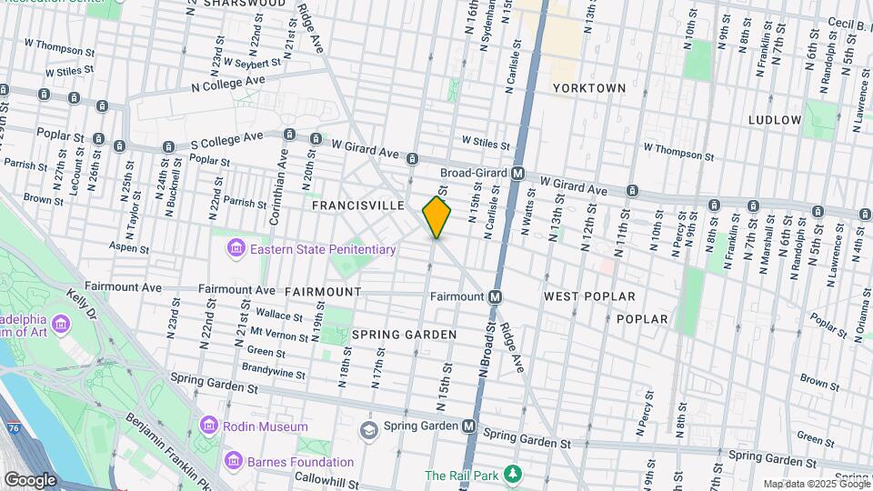 1540 Ridge Ave Map and Location Details