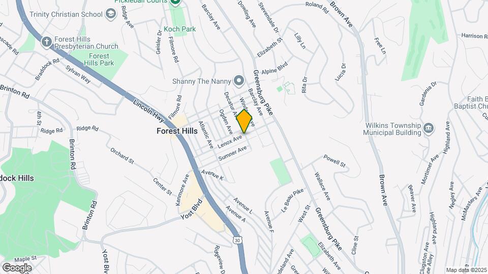 414 Lenox Ave Mapa y Detalles de la Ubicación