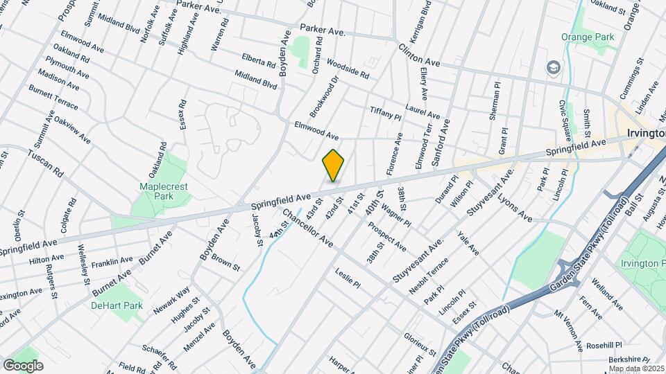 1414 Springfield Ave Mapa y Detalles de la Ubicación