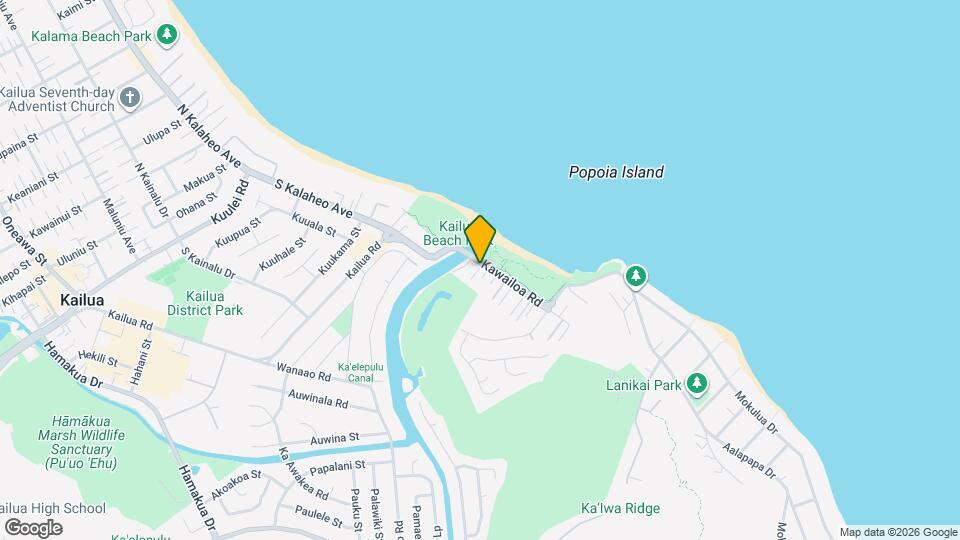 419 Kawailoa Rd Map and Location Details