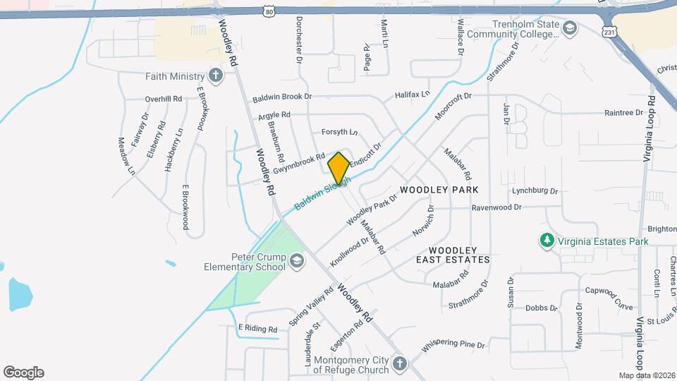 3400 Malabar Rd Map and Location Details