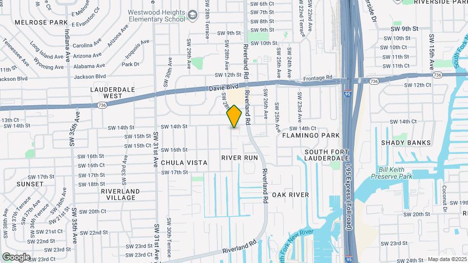 1464 SW 28th Ave Map and Location Details