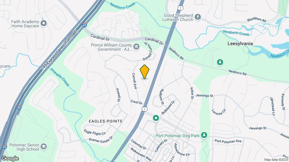 16029 Eagle Roost Ct Map and Location Details