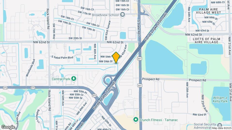 5906 NW 46th Ln Map and Location Details