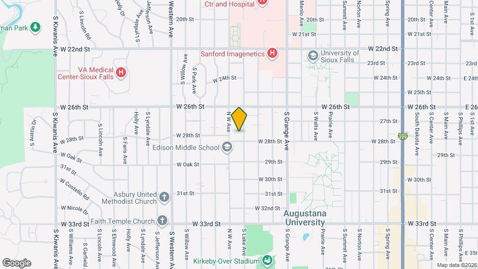 1925 S Lake Ave Map and Location Details