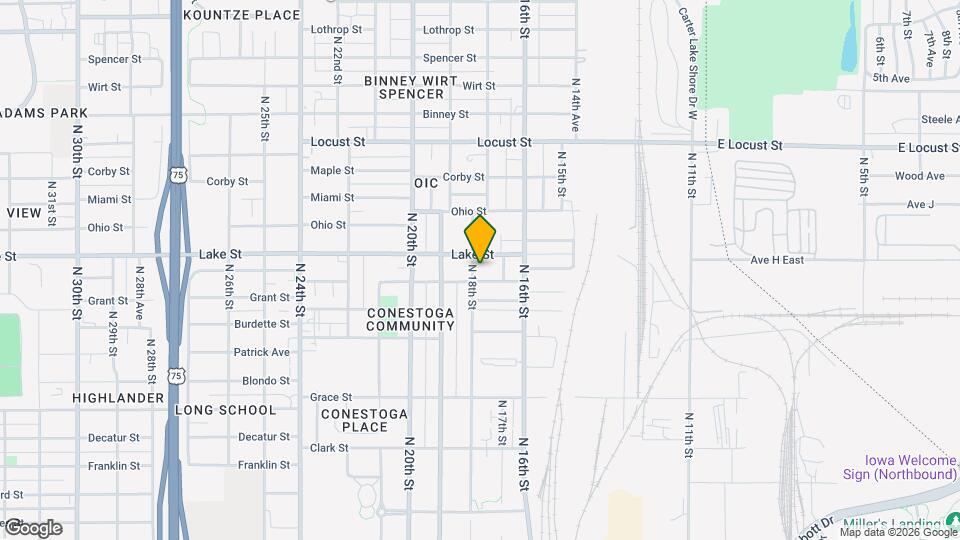 2409 N 18th St Map and Location Details