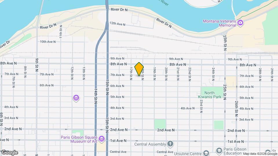 1720 7th Ave N Map and Location Details