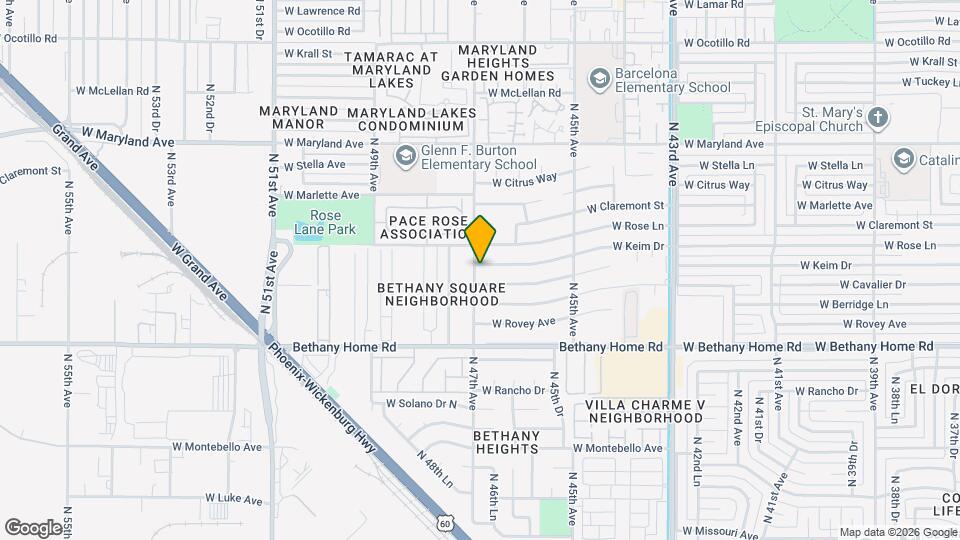 4647 W Keim Dr Map and Location Details
