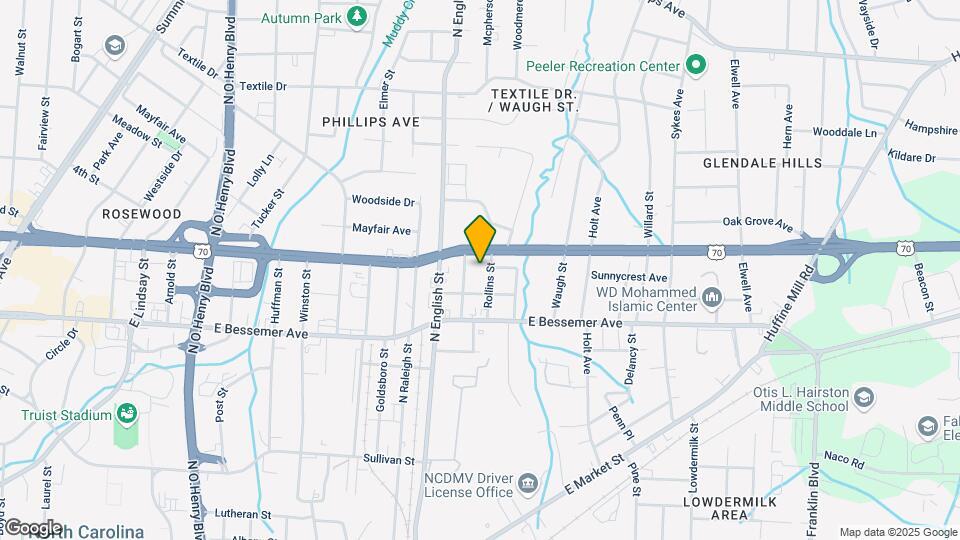 710 McPherson St Map and Location Details