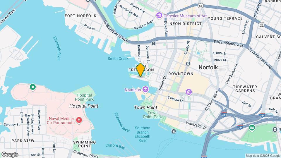 The PierPointe at Freemason Harbour Mapa y Detalles de la Ubicación