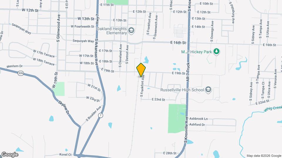 2002 S Frankfort Ave Map and Location Details