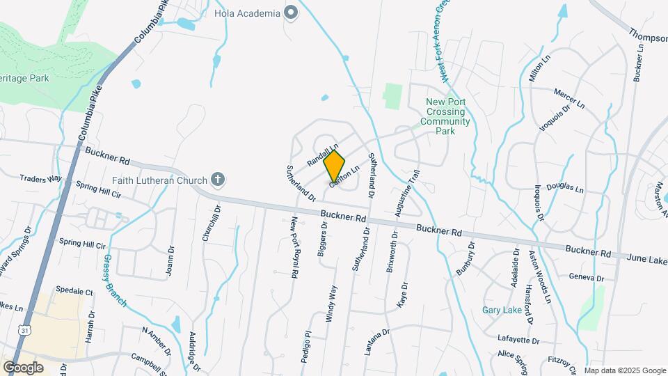 1525 Danville Cir Map and Location Details