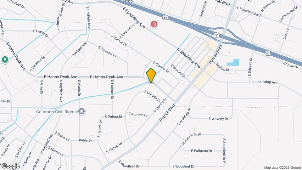 684 E Hahns Peak Ave Map and Location Details