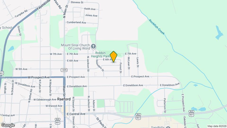 521 E 5th Ave Map and Location Details