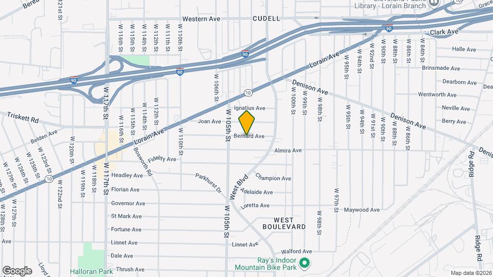 10325-10325 Bernard Ave Map and Location Details